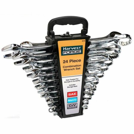 PROTECTIONPRO SAE & Metric Combo Wrench Set - 24 Piece PR3317193